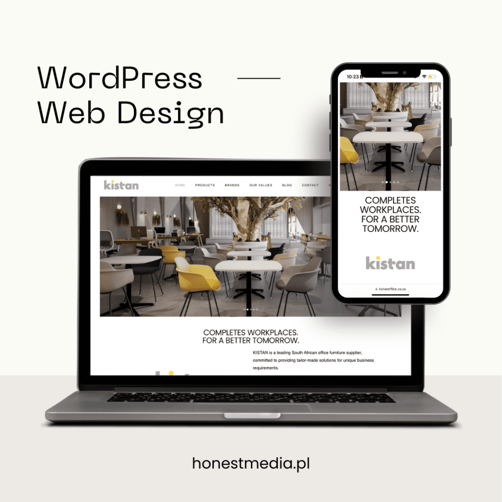WordPress Web Design | Content and Management | honestmedia.pl | Lidia Przybysławska